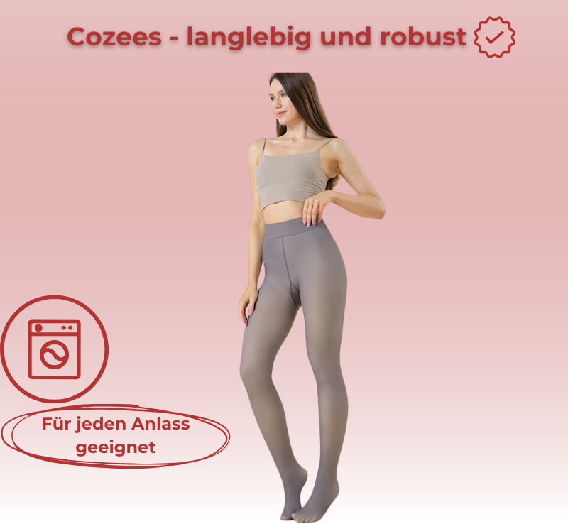 Cozees - Modische Leggings mit kuscheligem Fleecefutter für kalte Tage